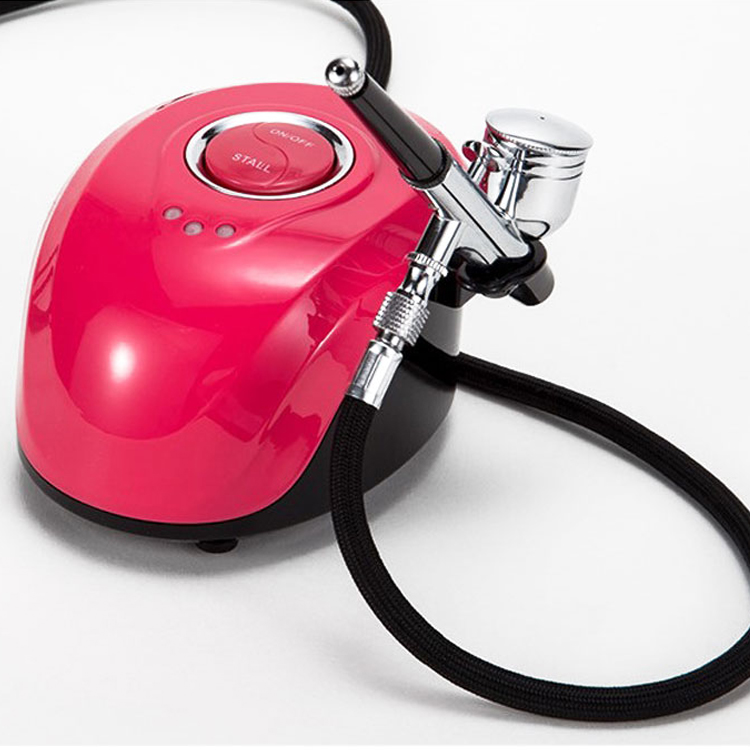 Airbrush Kit With Mini Compressor - Kit Aerografo Professionale Portatile in ABS