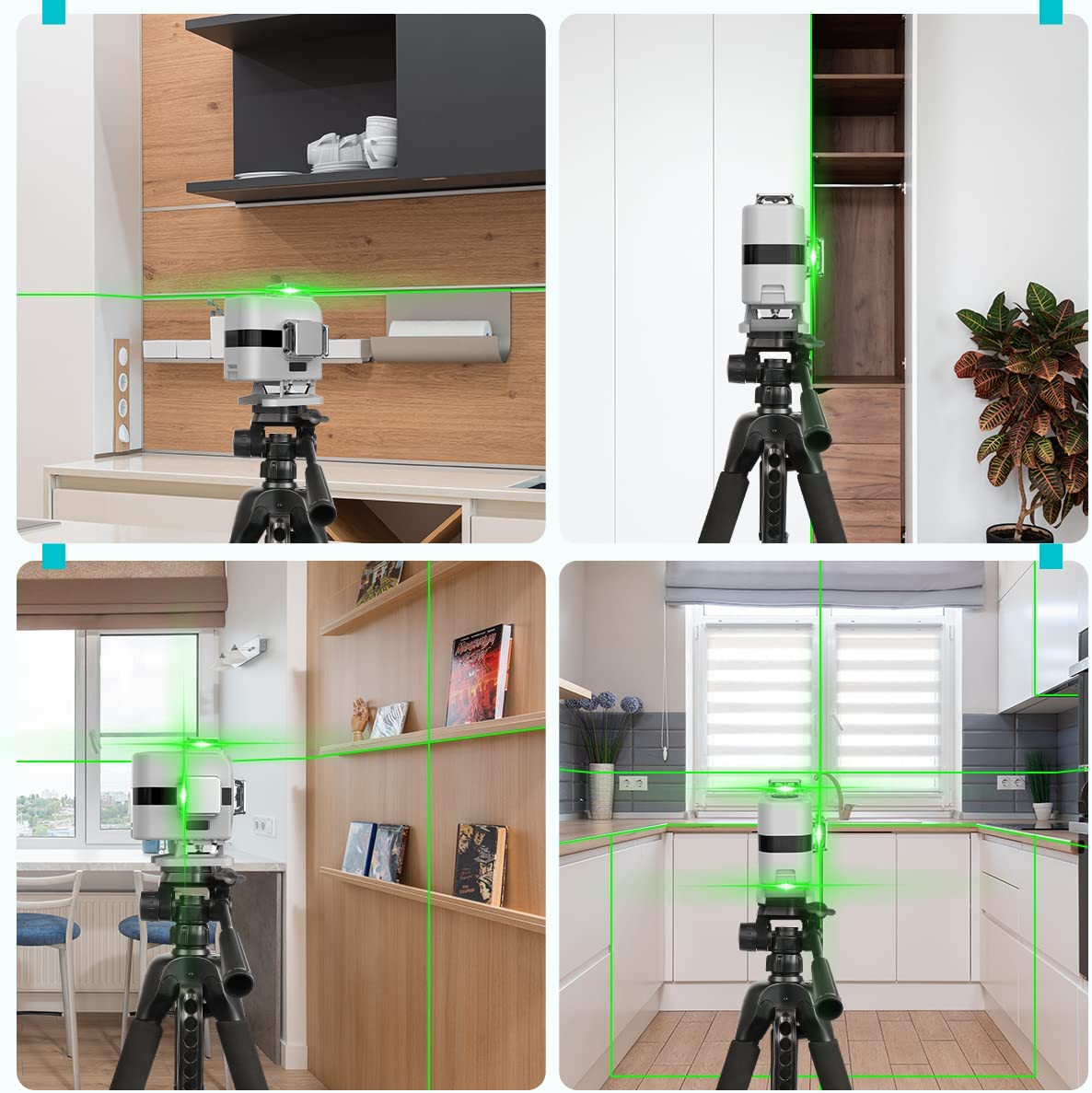 Laser Level 16 Lines 4D Green - DS04CG Livella Laser Autolivellante a 16