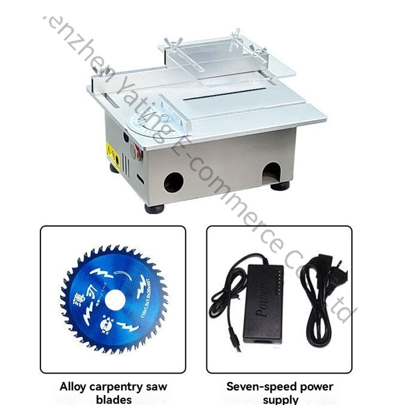 Mini Table Saw For Woodworking - Sega da Tavolo Elettrica Multifunzionale Mini