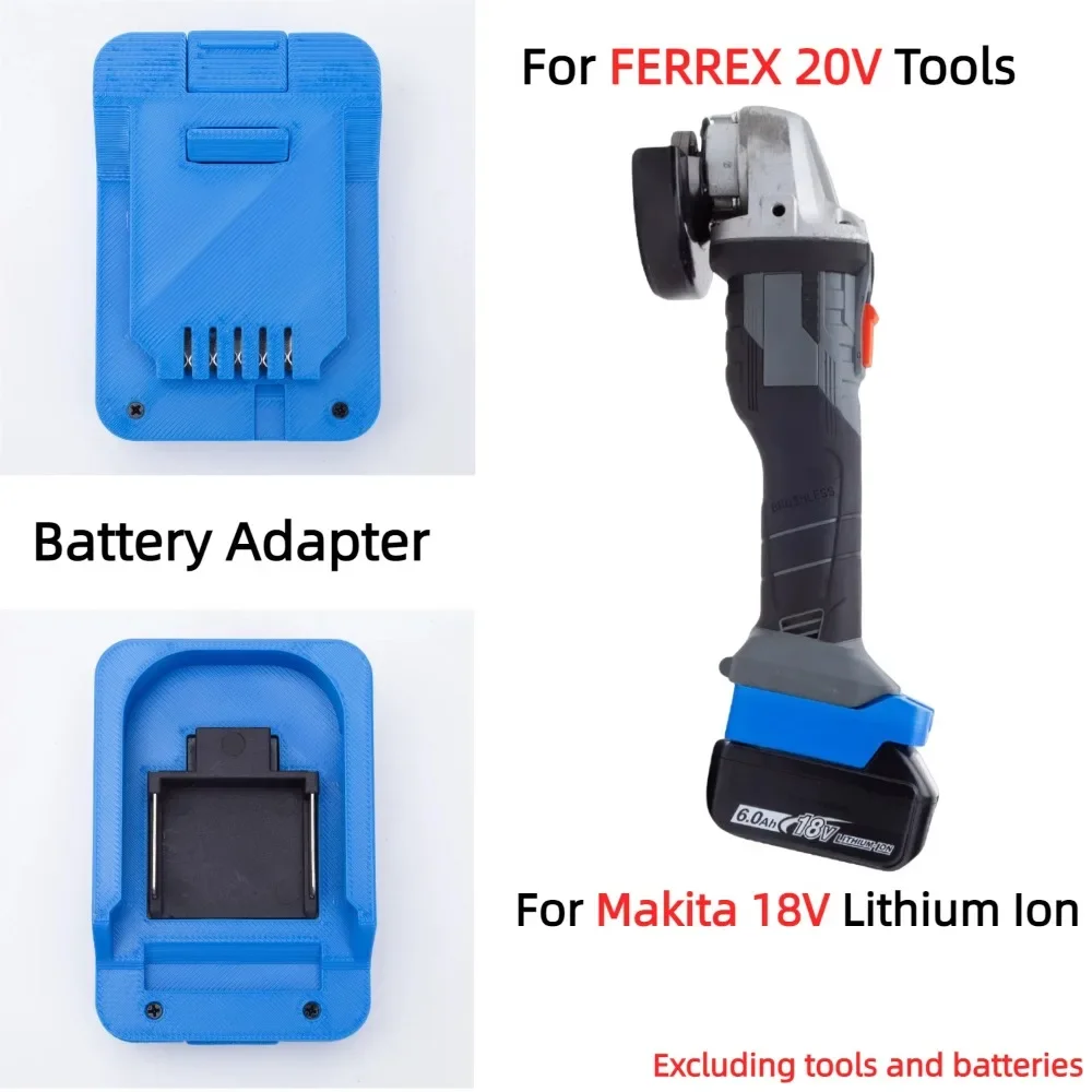 Brushless Cordless Electric Drill 18V - Adattatore batteria per convertitore batteria al