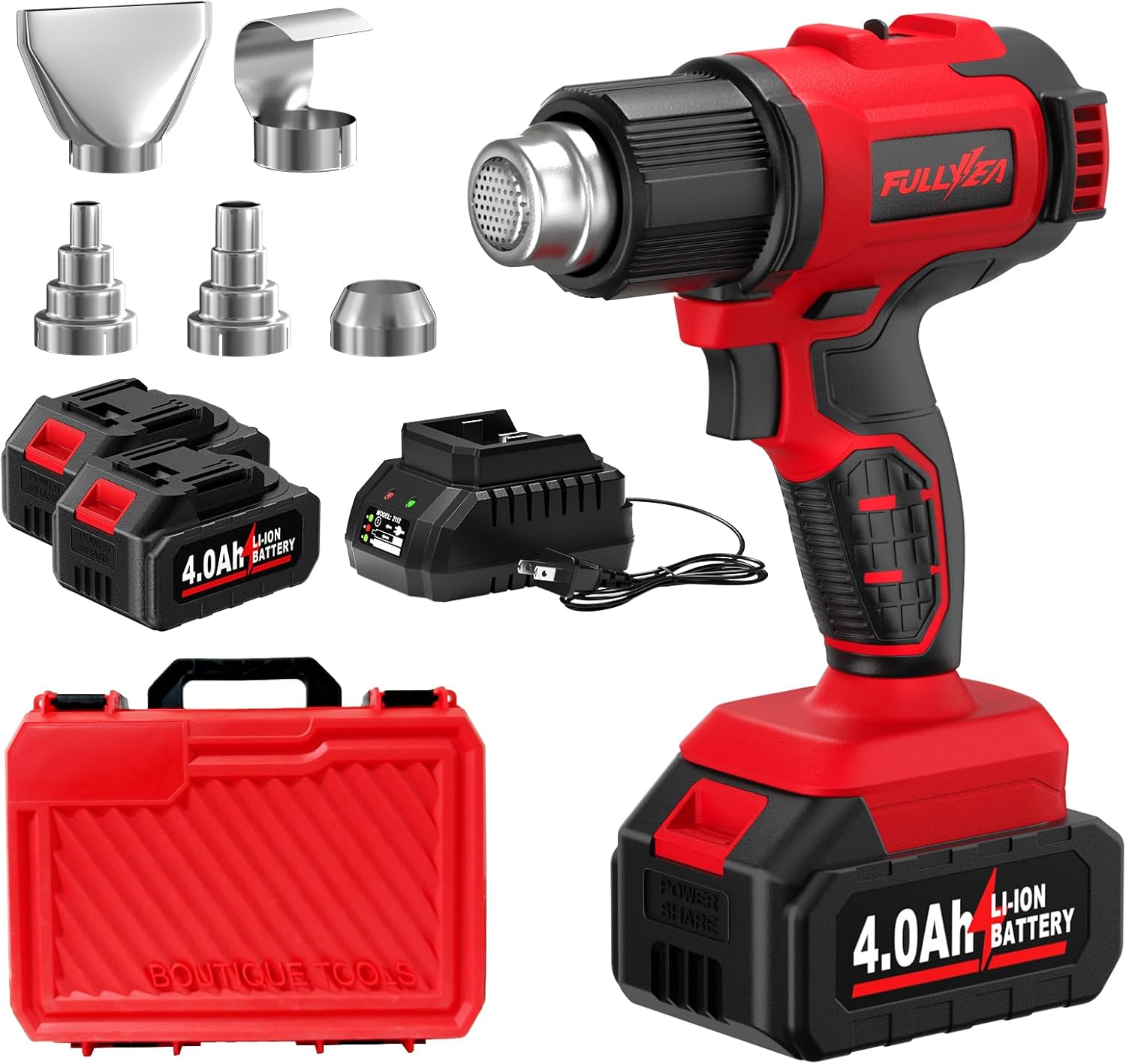 Cordless Heat Gun For Shrink Tubing - Pistola ad aria calda senza fili,