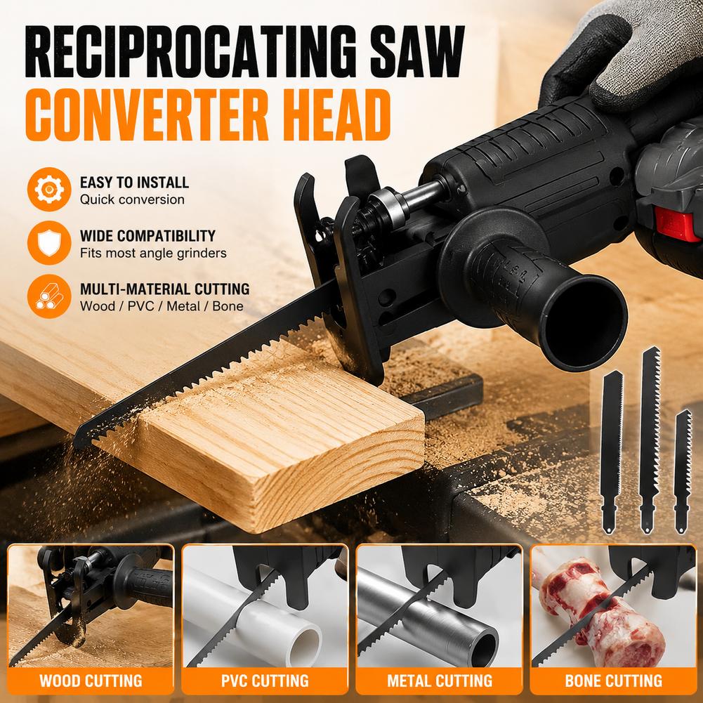 Reciprocating Saw Attachment Drill - Adattatore per sega a gattuccio per
