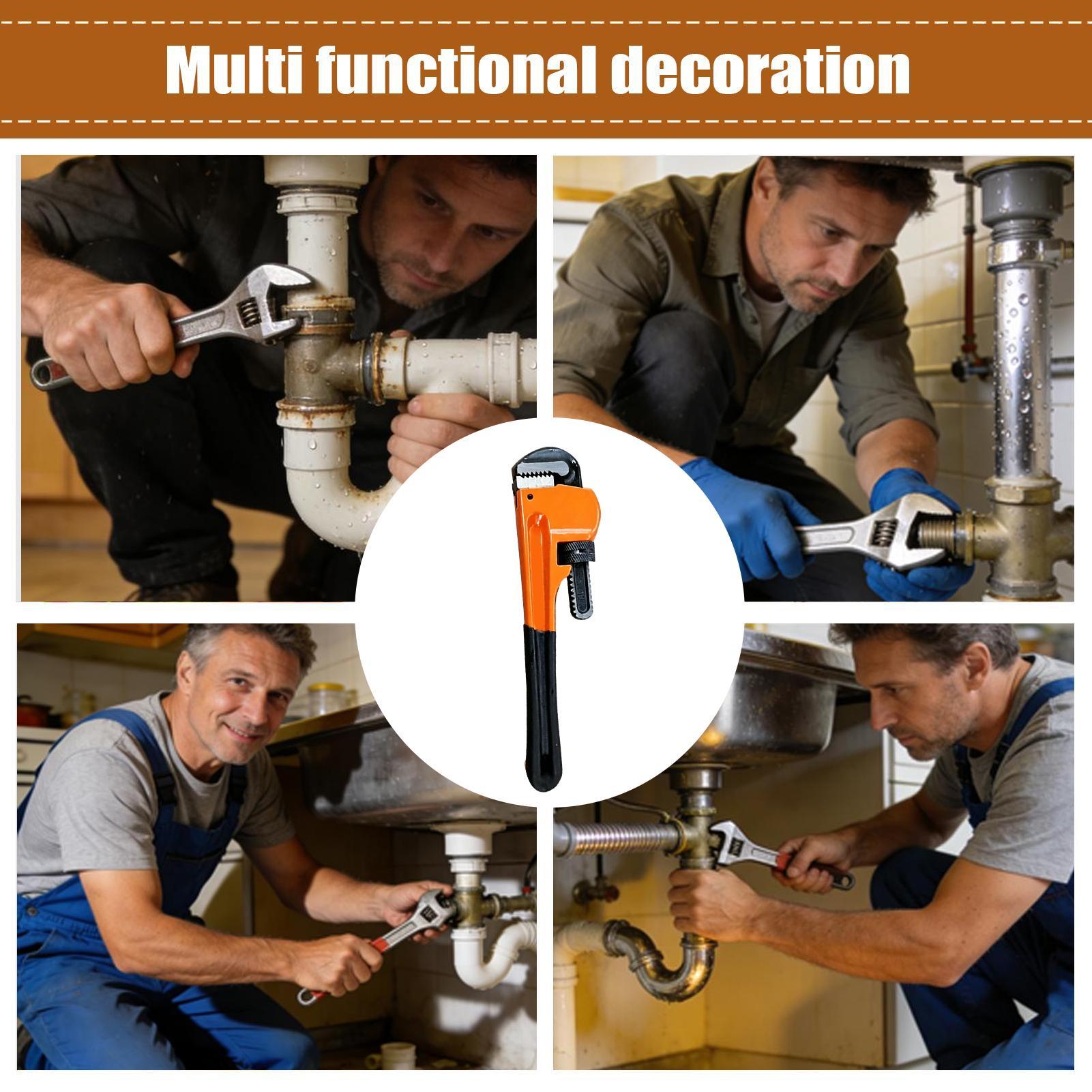 Plumbing - Chiavi per tubi idraulici resistenti, regolabili,