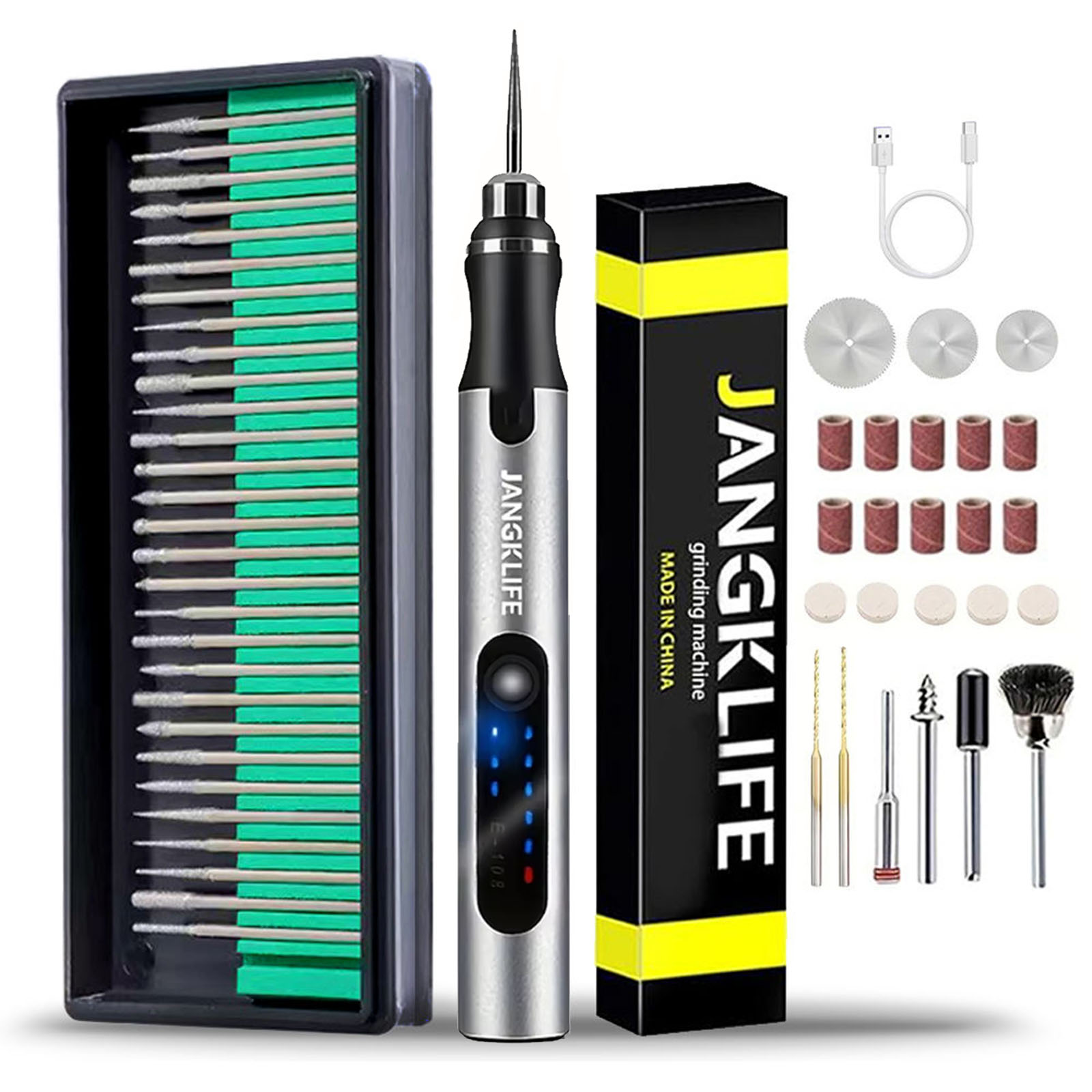 JANGKLIFE Kit di utensili rota - Cordless Rotary Tool Kit Accessories recensione e prezzo