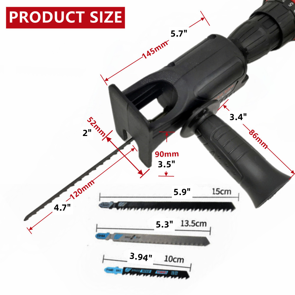 Adattatore per sega alternativ - Reciprocating Saw Attachment Drill recensione e prezzo