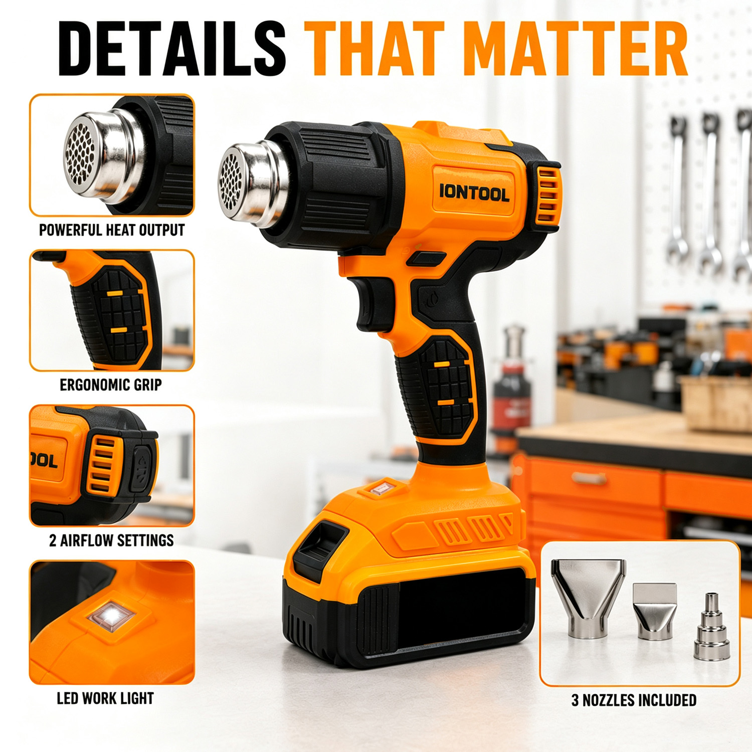 Pistola Termica Senza Fili Gia - Cordless Heat Gun For Shrink Tubing recensione e prezzo