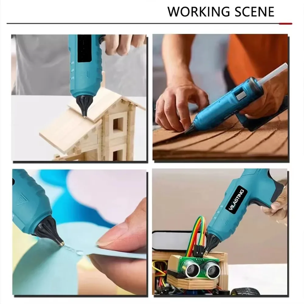 Pistola per colla a caldo senz - Hot Melt Glue Gun Cordless recensione e prezzo