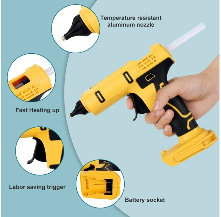 Pistola per colla a caldo elet - Hot Melt Glue Gun Cordless recensione e prezzo