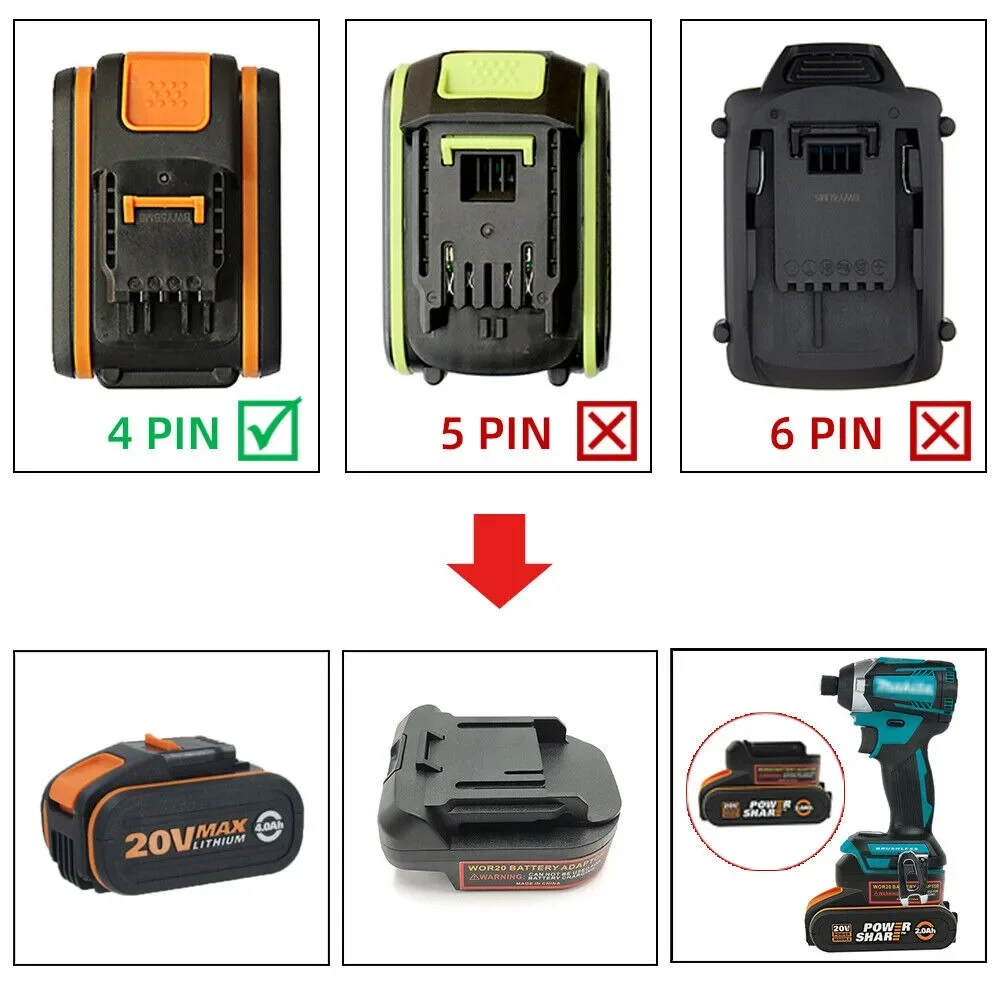 Convertitore Adattatore Batter - Brushless Cordless Electric Drill 18V recensione e prezzo