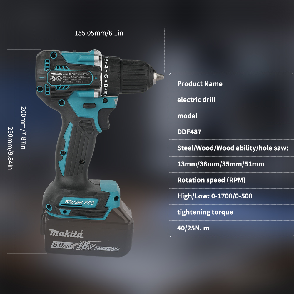 Trapano/Avvitatore a Batteria  - Brushless Cordless Electric Drill 18V recensione e prezzo