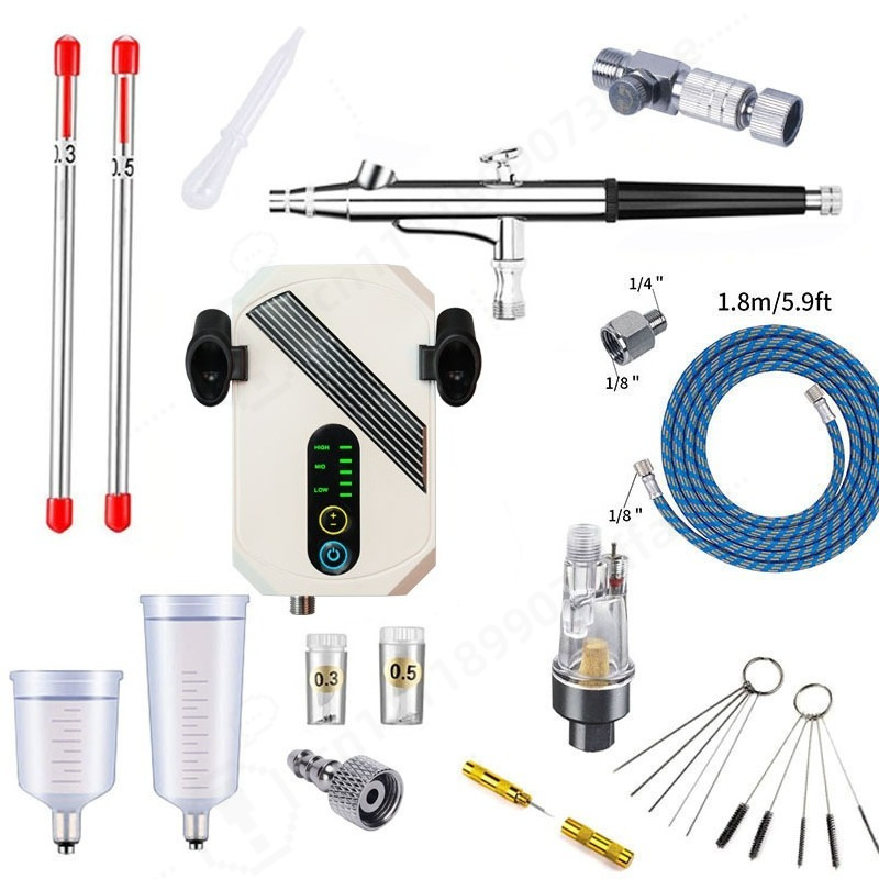 Kit Mini Compressore per Aerog - Airbrush Kit With Mini Compressor recensione e prezzo