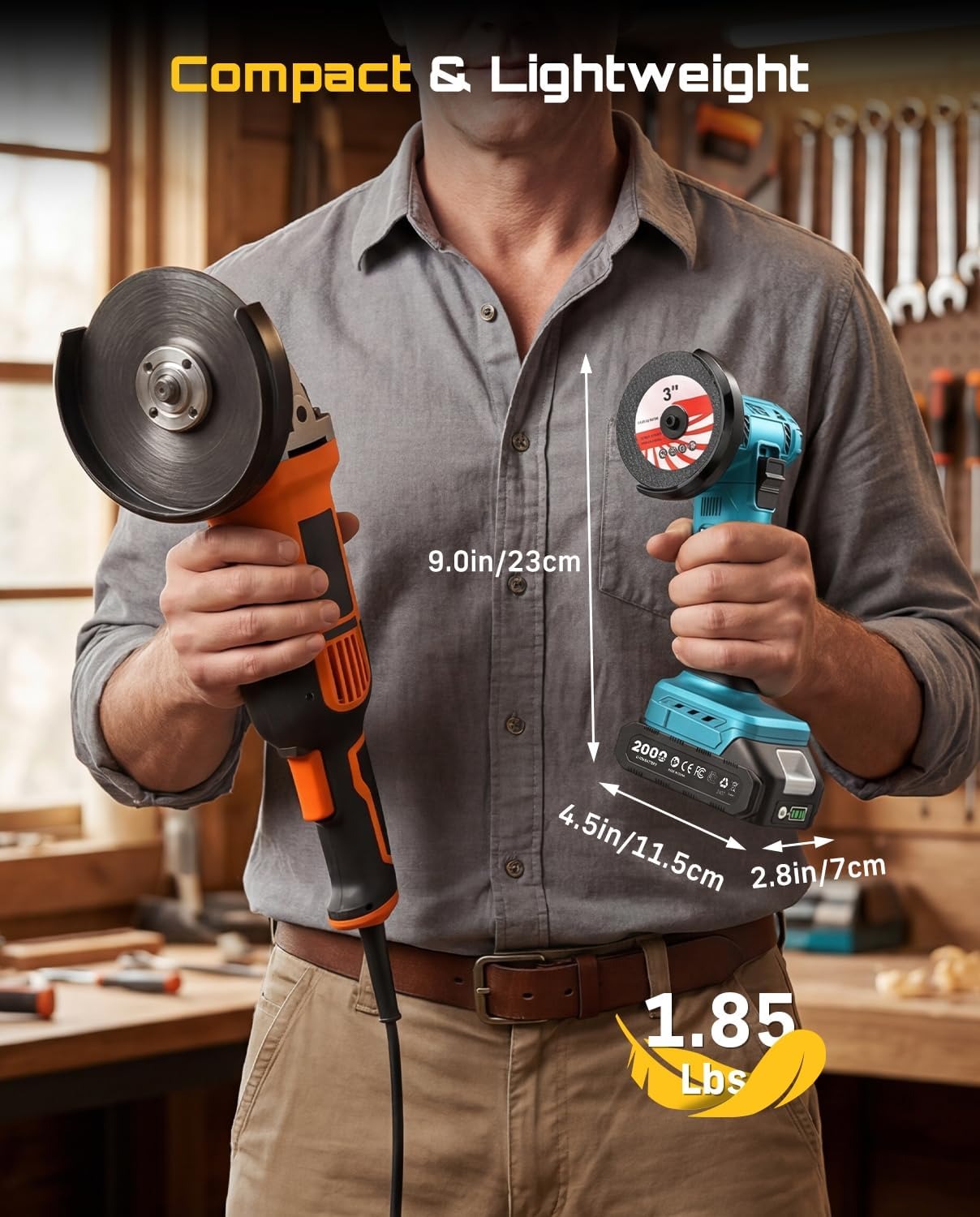 SEESII Mini Smerigliatrice Ang - Brushless Angle Grinder Battery Powered recensione e prezzo