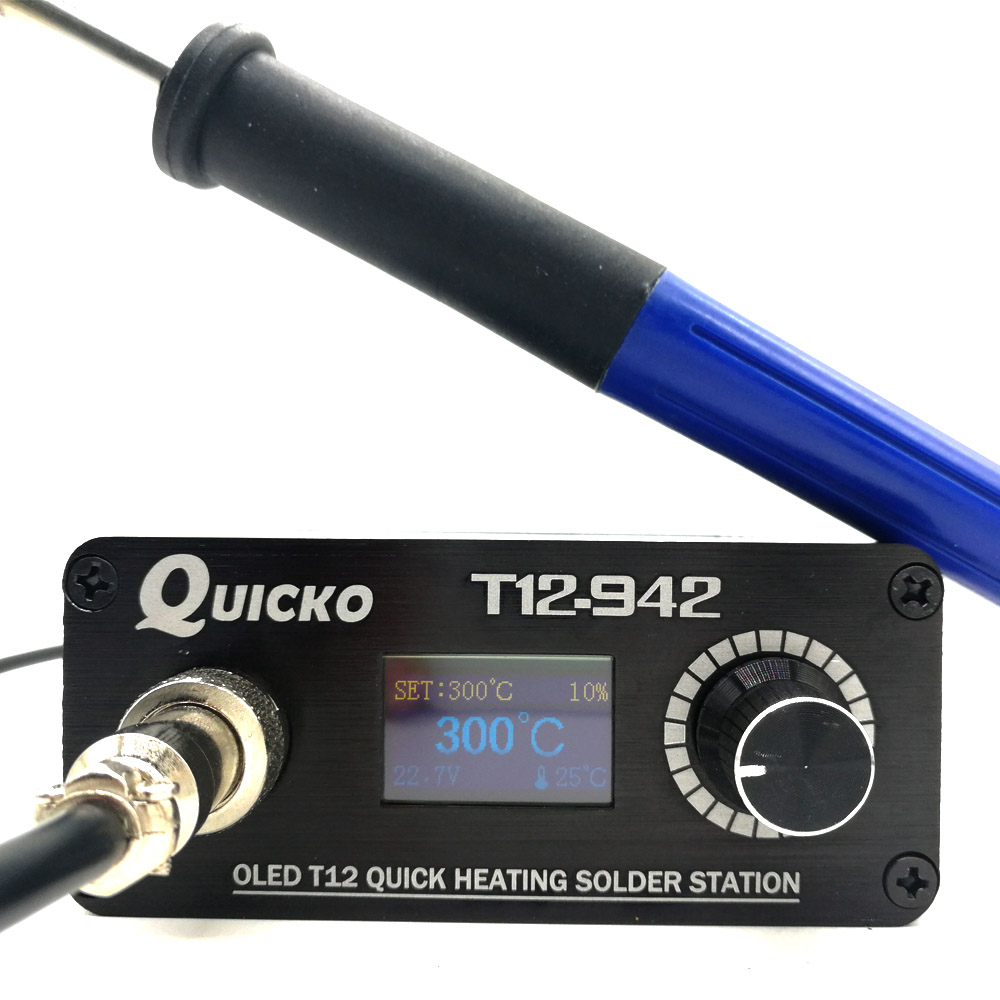 QUICKO MINI T12 STC OLED Stazi - Digital Soldering Station T12 recensione e prezzo