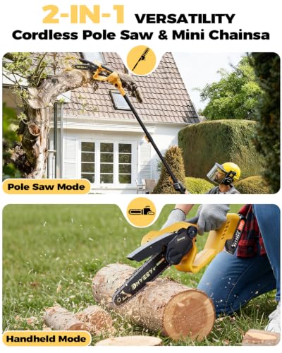 Sega a palo senza fili 2-in-1  - Mini Electric Chainsaw 6 Inch recensione e prezzo