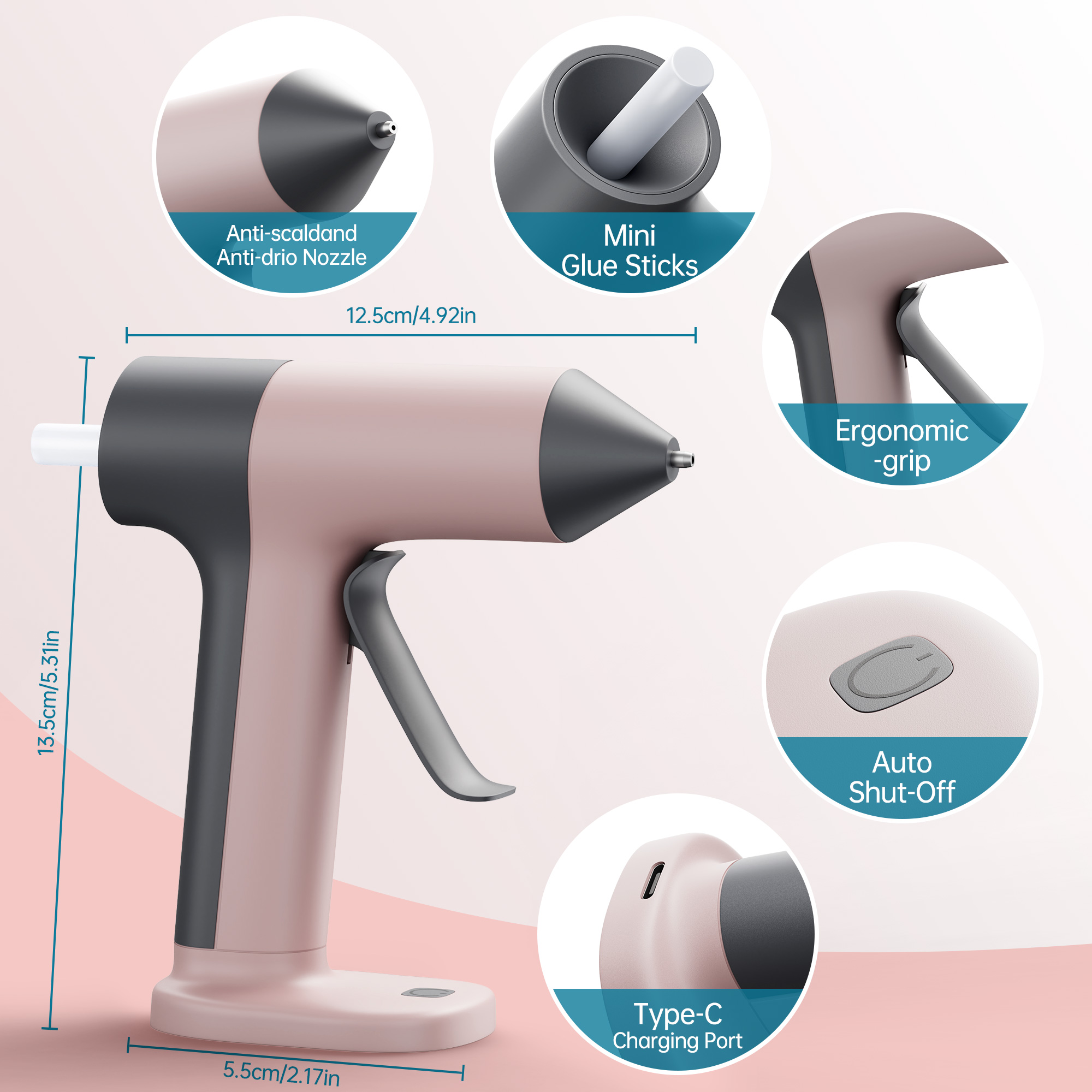 Pistola per colla a caldo wire - Hot Melt Glue Gun Cordless recensione e prezzo