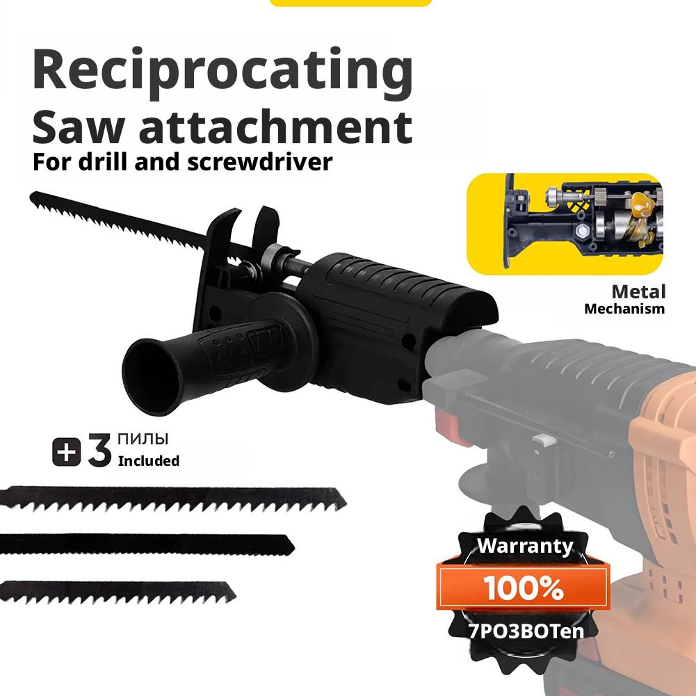Adattatore per sega a gattucci - Reciprocating Saw Attachment Drill recensione e prezzo