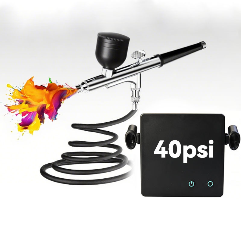 Kit Aerografo T001A, Set Aerog - Airbrush Kit With Mini Compressor recensione e prezzo