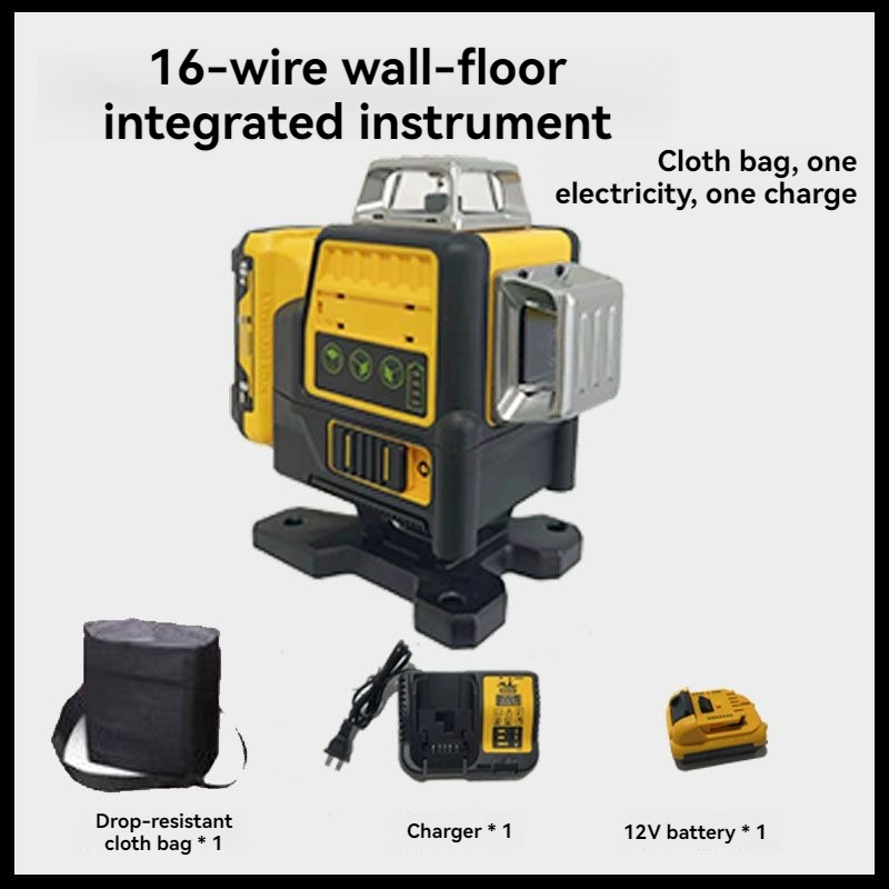 Livella laser 4D con 16 linee  - Laser Level 16 Lines 4D Green recensione e prezzo