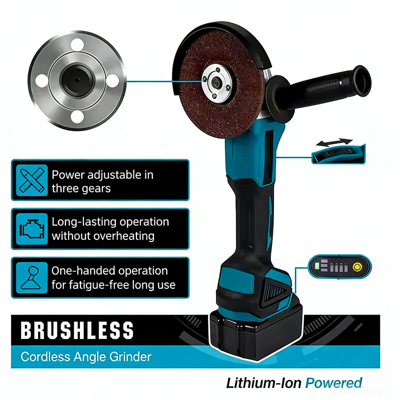 Smerigliatrice Angolare Elettr - Brushless Angle Grinder Battery Powered recensione e prezzo