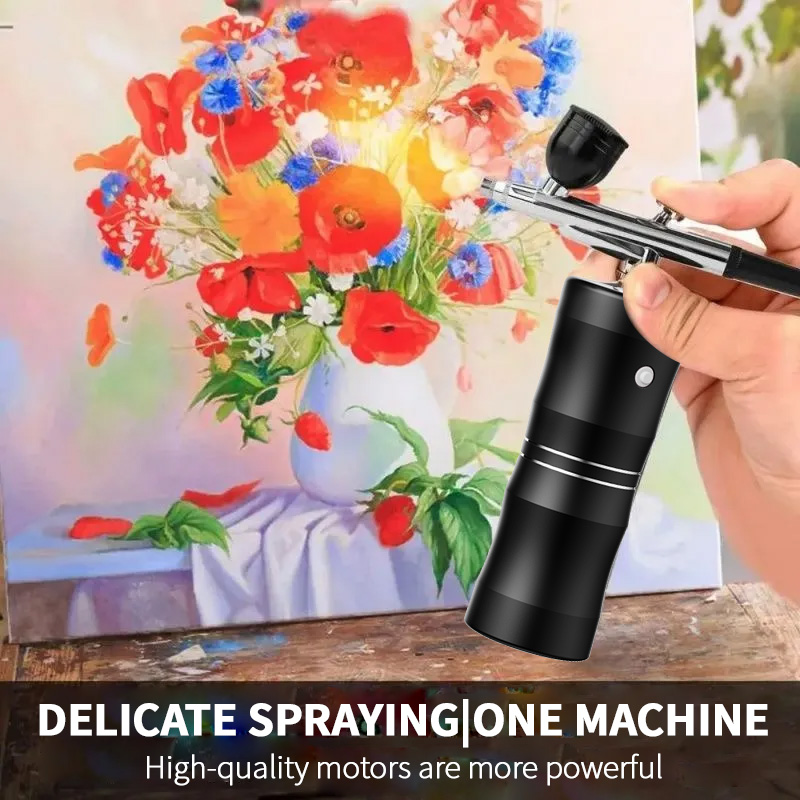 Kit mini compressore d'aria pe - Airbrush Kit With Mini Compressor recensione e prezzo
